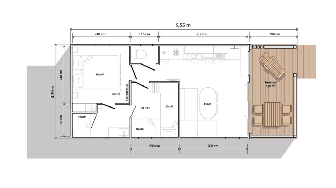 Var Mobil Home, Les Prairies De La Mer Grimaud Exterior foto