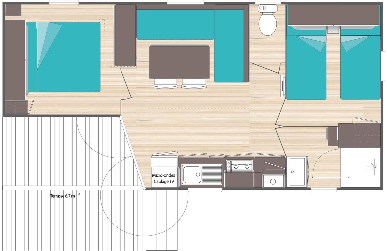 Var Mobil Home, Les Prairies De La Mer Grimaud Exterior foto