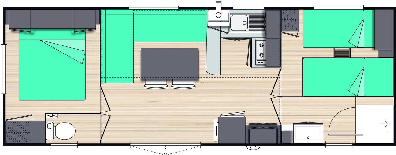 Var Mobil Home, Les Prairies De La Mer Grimaud Exterior foto